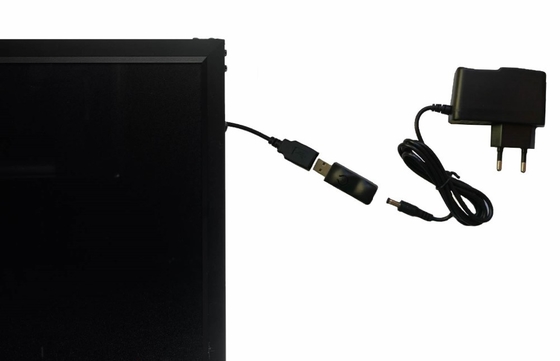 OEM Tablero de escritura de mensajes LED borrable de vidrio templado transparente con banda LED RGB SMD5050