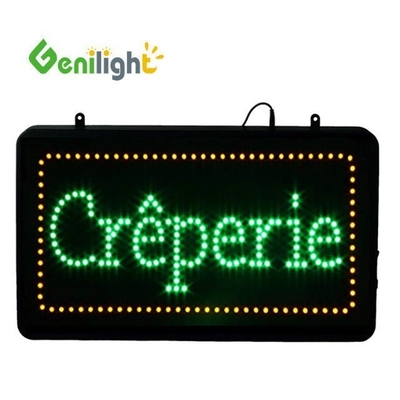 Genilight Indoor 22*13 pulgadas DC12V Venta de tensión segura Logotipo de neón de publicidad de la ventana