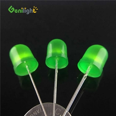 5 mm Diodo redondo Genilight 8 mm F8 LED Componentes electrónicos transparentes estándar