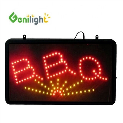 Certificado de potencia ABS Open-Mold BURGERS KEBABS LED Sign para tamaño y color personalizados