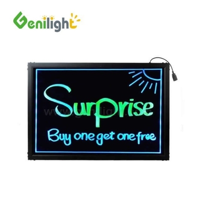 Tabla de escritura de señales cambiable con banda LED SMD5050 RGB personalizable y salida DC12V