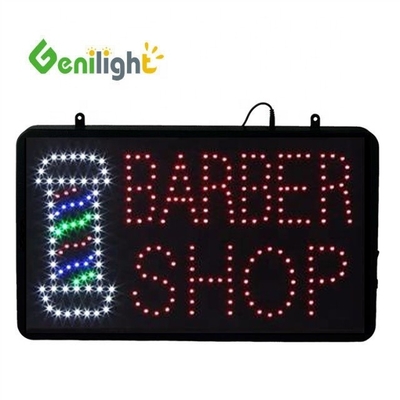 Genilight Indoor LED Salón de belleza Signo Ahorro de energía Función de persecución y movimiento 56 * 33cm