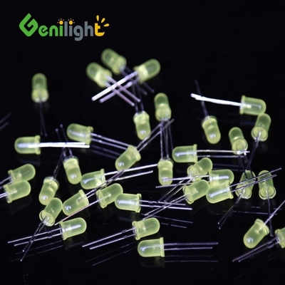 5 mm de luz de vela amarilla diodos parpadeantes luz LED brillante con max. corriente inversa 50uA