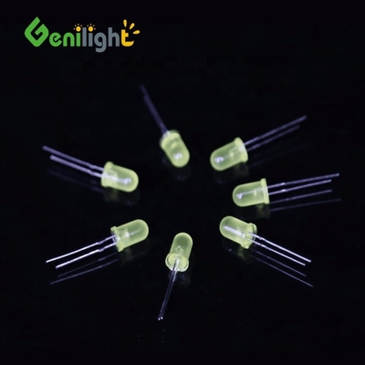 5 mm de luz de vela amarilla diodos parpadeantes luz LED brillante con max. corriente inversa 50uA