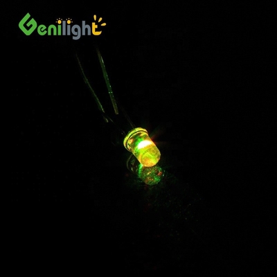 5 mm de luz de vela amarilla diodos parpadeantes luz LED brillante con max. corriente inversa 50uA