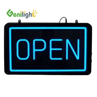 Tipo de pantalla táctil y de signo de neón decorativo abierto con LED para visualización comercial