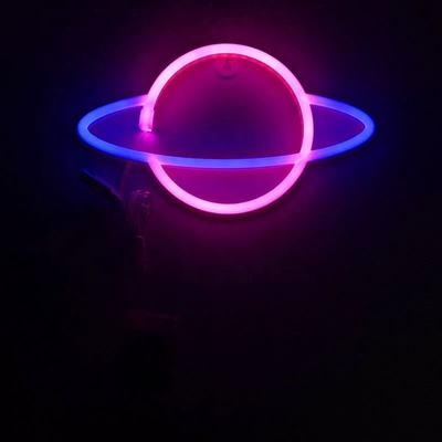 Luzes de neón azul Signos de pared decorativos para la sala de comidas Artículo 1 Consumo de energía