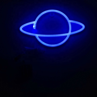 Luzes de neón azul Signos de pared decorativos para la sala de comidas Artículo 1 Consumo de energía
