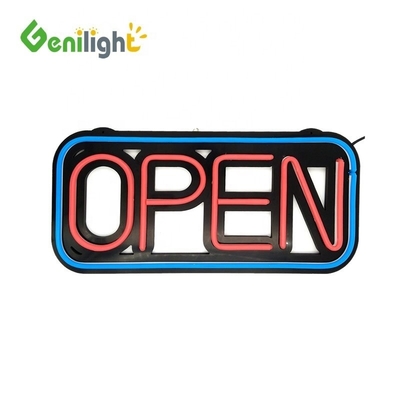Fácil 48 * 25cm LED Neón Silicona de la señal abierta con 10 Tipo de función de cambio y 25 C de moda