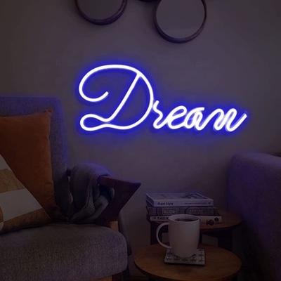 Lámparas de luz LED atenuables Art Neon Decor para cumpleaños Navidad Sala de juegos de bodas Voltado 5V Consumo de energía 1