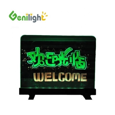Rectángulo Tipo 60 * 40cm Tablero acrílico RGB Magic LED Signo de escritura con capacidad antiviento