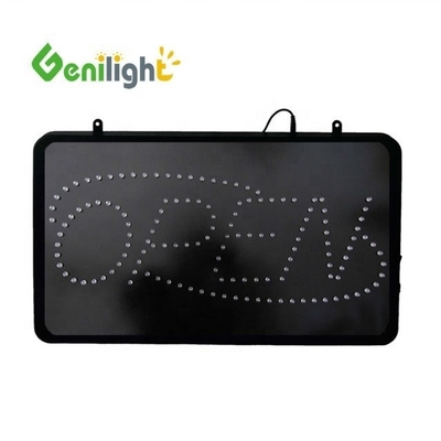 Lámparas LED de colgado fácil personalizadas Flex Neon Sign OPEN para publicidad Resolución de tono de píxeles