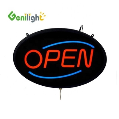 Lámparas LED de colgado fácil personalizadas Flex Neon Sign OPEN para publicidad Resolución de tono de píxeles