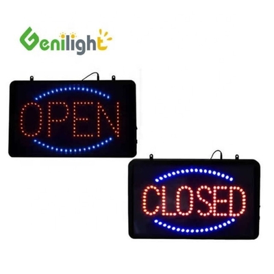 Lámparas LED de colgado fácil personalizadas Flex Neon Sign OPEN para publicidad Resolución de tono de píxeles