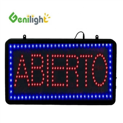 Publicidad personalizada Indoor LED Open Display Sign con súper brillo por Genilight