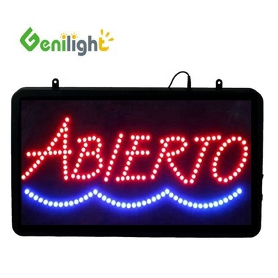 Publicidad personalizada Indoor LED Open Display Sign con súper brillo por Genilight