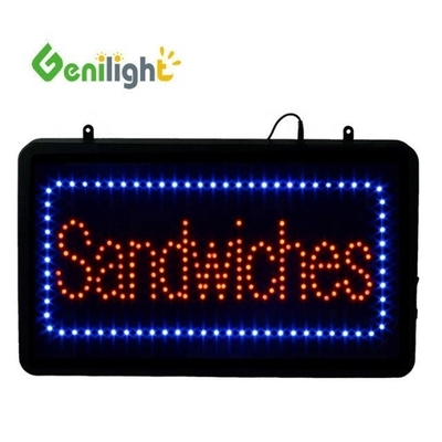 Publicidad personalizada Indoor LED Open Display Sign con súper brillo por Genilight