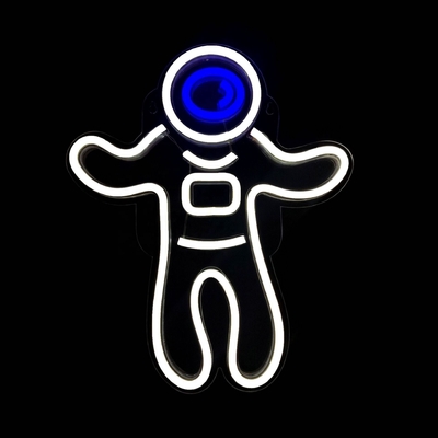 Consumo de energía 1 Astronauta proyector de luz de neón espacios LED signos para la decoración de la pared del dormitorio