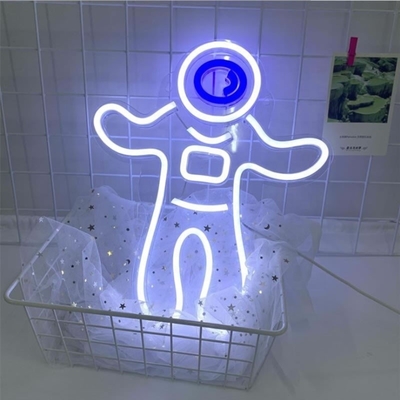 Consumo de energía 1 Astronauta proyector de luz de neón espacios LED signos para la decoración de la pared del dormitorio