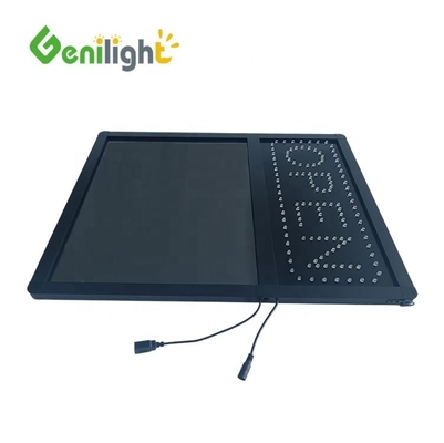 Rectángulo LED Open Sign Signos de brillo de neón para ventanas de tiendas Signos de escritura LED Personalizado duradero