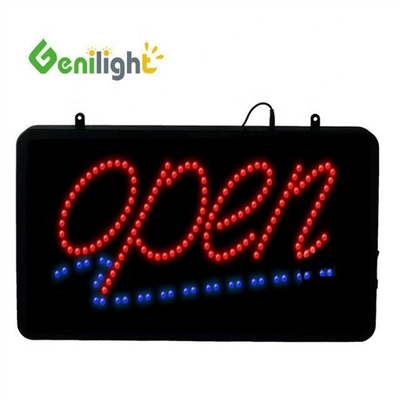 5mm Superbrillo LED Tamaño personalizado LED multicolor Signo abierto para visualización