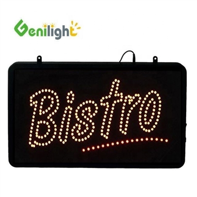 Indicador de neón LED de 22 * 13 pulgadas personalizado para tiendas desbloqueadas Genilight Material de resina epoxi