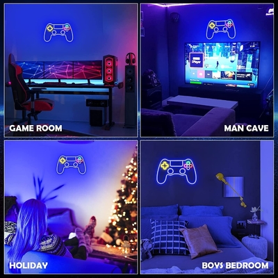 Añadir un Pop de color a su habitación de jugadores con 41 * 27.5cm Personalizado controlador de juegos de neón señal