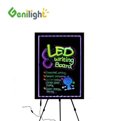 Tablero de mensajes LED de vidrio ultrafino templado o actílico con entrada AC 110 V-240 V