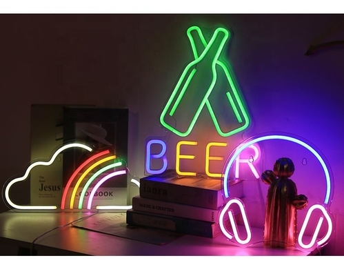 Diseña tu propia señal de neón LED con texto personalizado Voltagem 5V Duración de vida 50000 horas