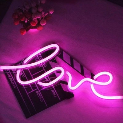 50000 horas de vida útil de negocios de neón Signo de amor LED grande luz para el diseño personalizado