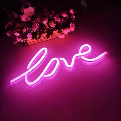 50000 horas de vida útil de negocios de neón Signo de amor LED grande luz para el diseño personalizado