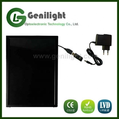 Aluminio de aleación de marco exterior tablero de escritura LED para menú de mensajes LED señal Smd5050 40 * 60cm