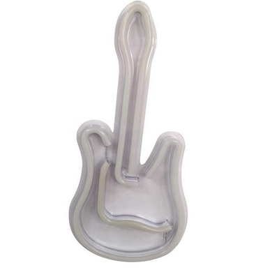 Alimentado con interruptor de encendido/apagado Dimmable 3D Guitar Neon Sign para Music Studio Diseño personalizado