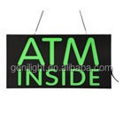Centro comercial de alta resolución popular de animación Led Slim máquina ATM OPEN Sign Business Switch/Chain