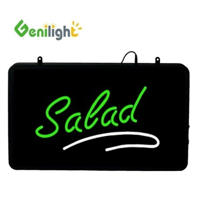 Display de señales LED de neón de alto brillo para sushi de forma ovalada o personalizada