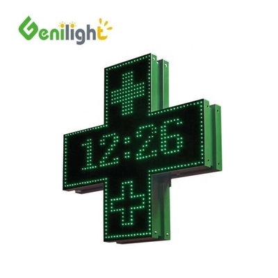 Función SDK Fuera impermeable a agua programable pantalla a todo color cruzada Farmacia señal LED