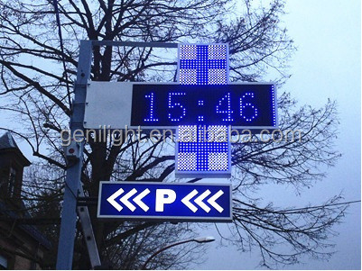 OUTDOOR RF/WIFI/Remote Control LED Farmacia Cross Display Fácil instalación y operación