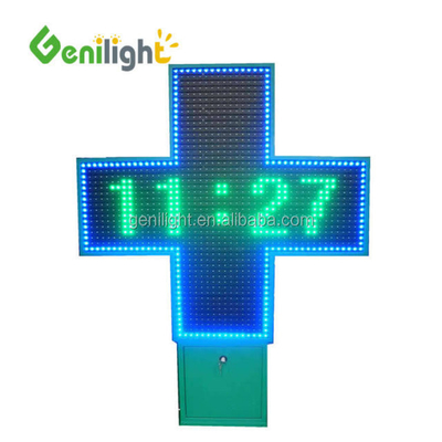 OUTDOOR RF/WIFI/Remote Control LED Farmacia Cross Display Fácil instalación y operación