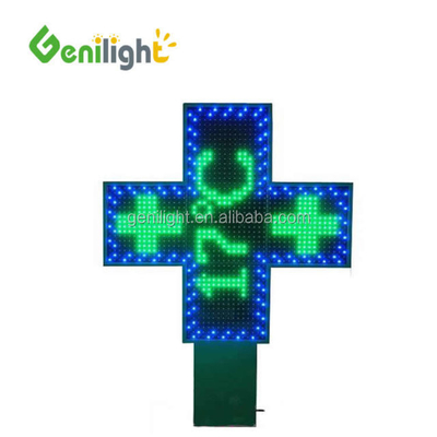OUTDOOR RF/WIFI/Remote Control LED Farmacia Cross Display Fácil instalación y operación