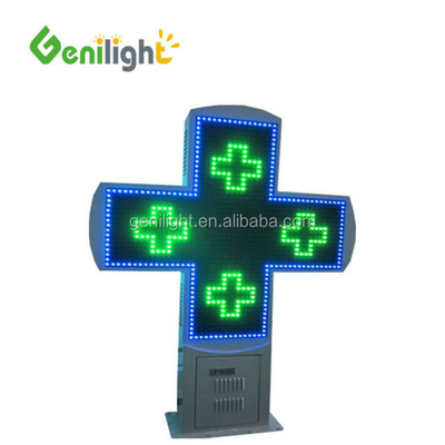 OUTDOOR RF/WIFI/Remote Control LED Farmacia Cross Display Fácil instalación y operación