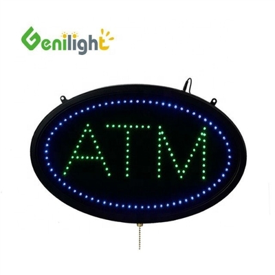 Ahorro energético de luz LED ATM Carta de signo con el certificado de potencia de luz de la frontera CE RoHS LVD etc Duración de vida horas -