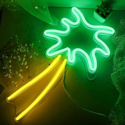 Gran señal de neón del árbol de coco LED Flex Neón luz de luz de USB alimentada por luz nocturna para el cuarto de los niños Voltado 5V