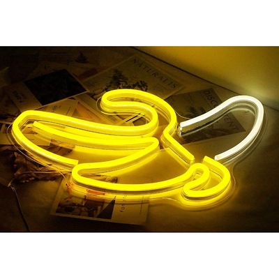Decoración de la pared de la señal de neón LED de plátano personalizada para la luz nocturna Vida útil 50000 horas