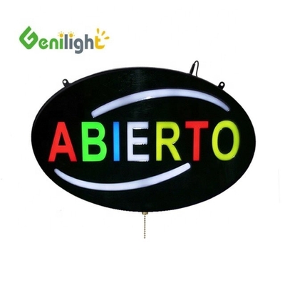 56*33 Tamaño del panel LED de luz de neón señal abierta con alto brillo desde personalizable