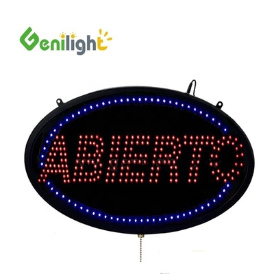56*33 Tamaño del panel LED de luz de neón señal abierta con alto brillo desde personalizable