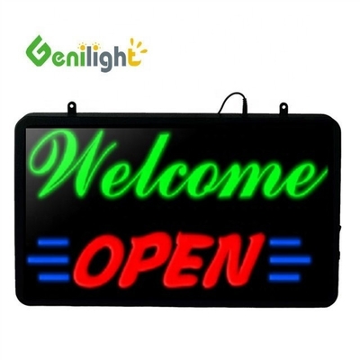 Indoor Animated Motion LED Open Sign for Multiple Color Salon Light Conmutador de encendido y apagado