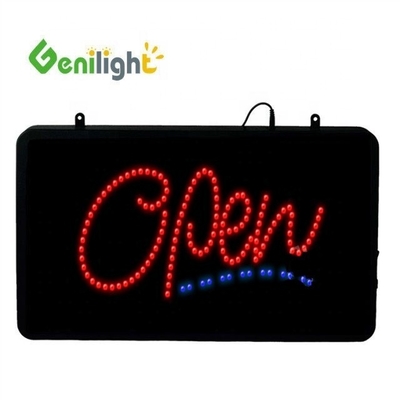 Genilight 56 * 33 cm Neón personalizado Horas de trabajo LED Función de visualización de señales abiertas ANIMACIÓN