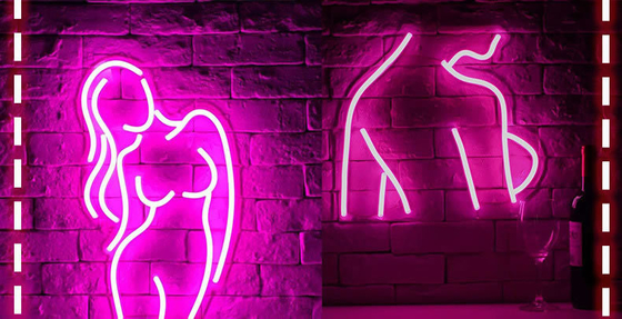Sexy Lady Neon Sign para el Dormitorio Hombre Cueva Bar Tienda Casa Fiesta Arte Decoración Consumo de energía 1