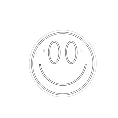 5V Voltage LED Smiley Facial Sign Decoración de pared personalizada para chicas adolescentes Decoración de habitación Preppy