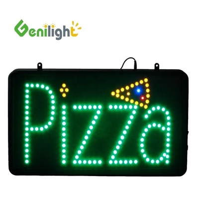 Función de relación de contraste SDK LED Ventana de pizzería abierta Indicador comercial colgante Color intermitente